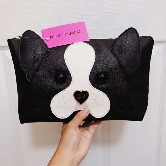 Betsey Johnson Handbags - NWT 🐶 Betsey Johnson Dog Cosmetic Bag